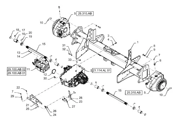 87703493 - Полуось 764мм моста передн. 6130/40 до 15г.в.